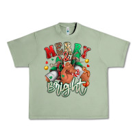 Oil Green merry and bright black man sneakers Urban Heavy Tee - RanaPortraitStore
