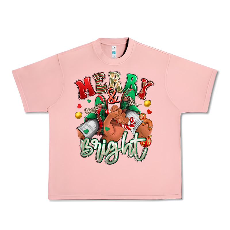 Merry And Bright Black Man Sneakers Urban Heavy Tee by RanaPortraitStore | Teevron