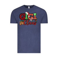 Vintage Denim Gigi claus christmas mother's day Vintage Tee - HowdyJamesFarm