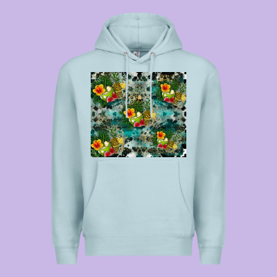 Summer Fruits Premium Hoodie Designed By Cowhidedigitalart