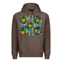 Coffee summer fruits Premium Hoodie - CowhideDigitalArt