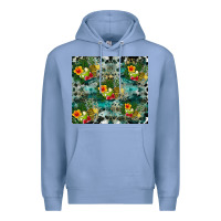 Colony Blue summer fruits Premium Hoodie - CowhideDigitalArt