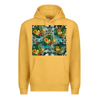 Mustard summer fruits Premium Hoodie - CowhideDigitalArt