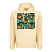 Pina Colada summer fruits Premium Hoodie - CowhideDigitalArt
