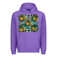 Purple summer fruits Premium Hoodie - CowhideDigitalArt