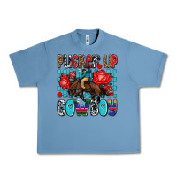 Pebble Blue pucker up cowboy olivia Urban Heavy Tee - OliviaCreatesArt