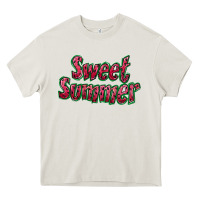 Cream sweet summer watermelon Heavy Core Tee - NancyCooperArtShop