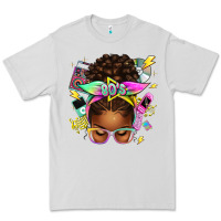 Dove Grey 80's babe afro messy bun Premium Tee - texasbilliewilder