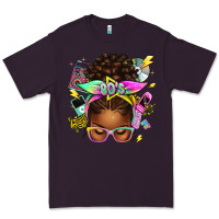 Plum 80's babe afro messy bun Premium Tee - texasbilliewilder