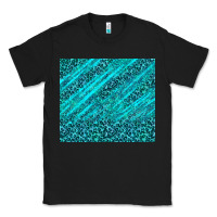 Black blue glitter with leopard pattern Classic Tee - TumblerDesignByShophia