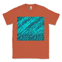 Copper blue glitter with leopard pattern Classic Tee - TumblerDesignByShophia