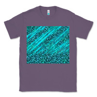 Lavender blue glitter with leopard pattern Classic Tee - TumblerDesignByShophia