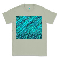Matcha blue glitter with leopard pattern Classic Tee - TumblerDesignByShophia