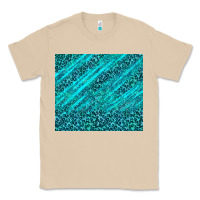 Mushroom blue glitter with leopard pattern Classic Tee - TumblerDesignByShophia