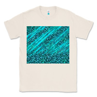 Natural blue glitter with leopard pattern Classic Tee - TumblerDesignByShophia