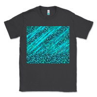 Smoke blue glitter with leopard pattern Classic Tee - TumblerDesignByShophia