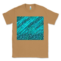 Toasted Coconut blue glitter with leopard pattern Classic Tee - TumblerDesignByShophia