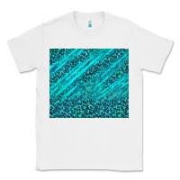 White blue glitter with leopard pattern Classic Tee - TumblerDesignByShophia