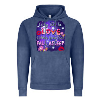 Vintage Denim Why fall in love when you can fall asleep Vintage Hoodie - FaDigitalArtStudio