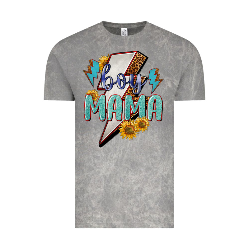 Boy Mama Lightning Bold Mother's Day Vintage Tee by HowdyJamesFarm | Teevron