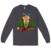 Smoke camping cold drink frappe Long Sleeve Tee - FaDigitalArtStudio