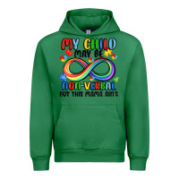 Emerald my child may be non verbal but this mama ain's Urban Hoodie - JahusDesignShop