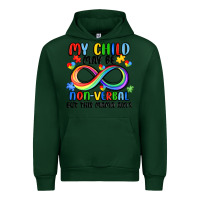 Forest Green my child may be non verbal but this mama ain's Urban Hoodie - JahusDesignShop