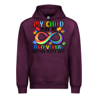 Mauve Wine my child may be non verbal but this mama ain's Urban Hoodie - JahusDesignShop