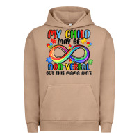 Pigment Burro my child may be non verbal but this mama ain's Urban Hoodie - JahusDesignShop