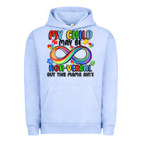 Pigment Grape Ice my child may be non verbal but this mama ain's Urban Hoodie - JahusDesignShop