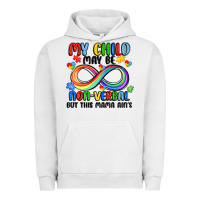 Pigment Lunar Rock my child may be non verbal but this mama ain's Urban Hoodie - JahusDesignShop