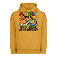 Pigment Peanut Butter my child may be non verbal but this mama ain's Urban Hoodie - JahusDesignShop