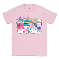 Bubblegum Pink Unicorn Coffee Cups Classic Tee - Artiststas