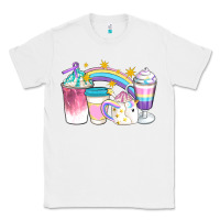 White Unicorn Coffee Cups Classic Tee - Artiststas