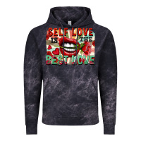Cloud Black Self love is the best love Vintage Hoodie - FaDigitalArtStudio