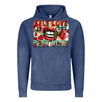 Vintage Denim Self love is the best love Vintage Hoodie - FaDigitalArtStudio