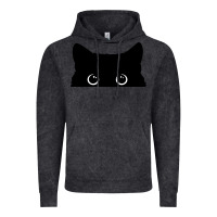 Vintage Black Peeking Cat Vintage Hoodie - maiPhamDesign