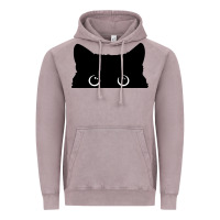 Peeking Cat Vintage Hoodie | Teevron