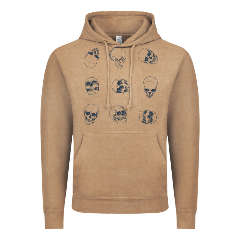 Skulls Vintage Hoodie by maiPhamDesign | Teevron