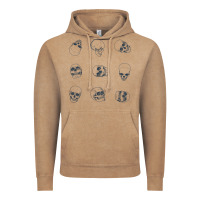Vintage Coffee Skulls Vintage Hoodie - maiPhamDesign