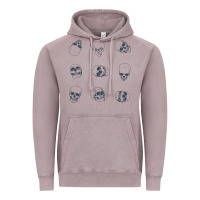 Vintage Zinc Skulls Vintage Hoodie - maiPhamDesign
