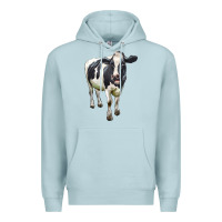 Blue Mist Holstein Bull Premium Hoodie - LillyAllenDesigns