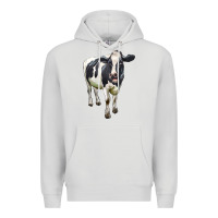 Dove Grey Holstein Bull Premium Hoodie - LillyAllenDesigns