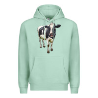 Seafoam Holstein Bull Premium Hoodie - LillyAllenDesigns