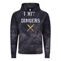 Cloud Black i hit dingers baseball Vintage Hoodie - maiPhamDesign