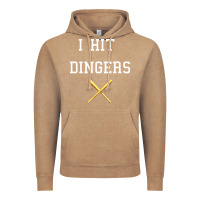 Vintage Coffee i hit dingers baseball Vintage Hoodie - maiPhamDesign