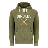Vintage Olive i hit dingers baseball Vintage Hoodie - maiPhamDesign