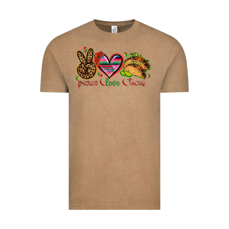 Peace Love Tacos Mexico Vintage Tee by HowdyJamesFarm | Teevron
