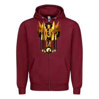 Burgundy #metropolis drama Zipper Hoodie - maiPhamDesign