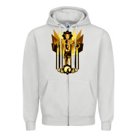 Dove Grey #metropolis drama Zipper Hoodie - maiPhamDesign